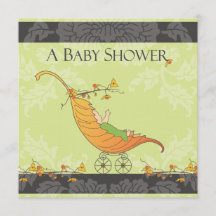 Fall Baby Shower | Leaf Carriage