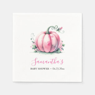 Fall Baby Shower Theme Personalized  Napkin