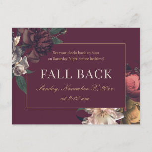 Fall Back Business Realtor Mailer Postcard