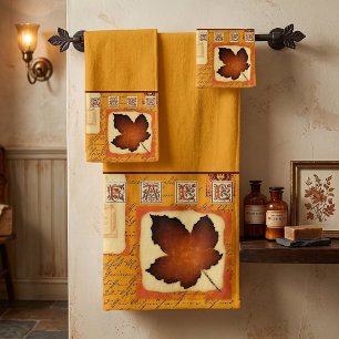 FALL BATH TOWEL SET