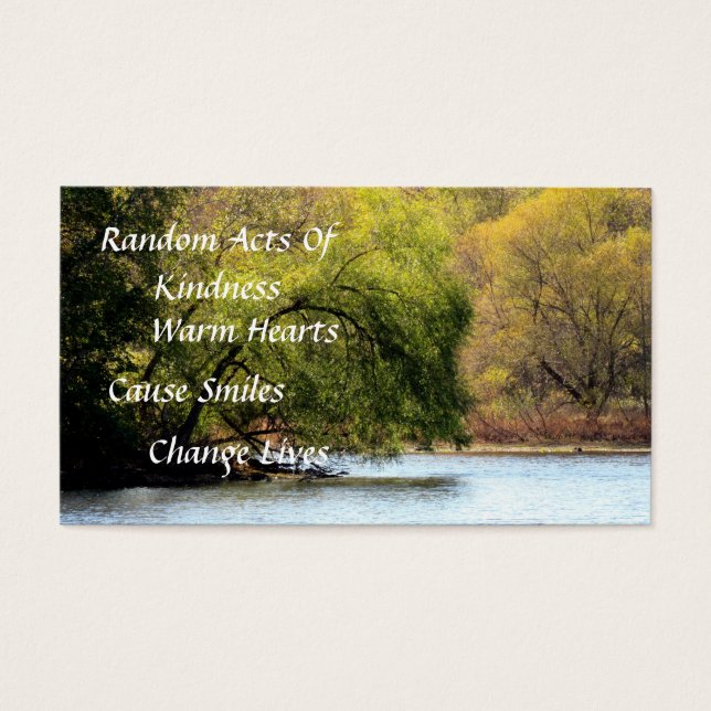 Fall Beauty Random Acts of Kindness Cards (Front)