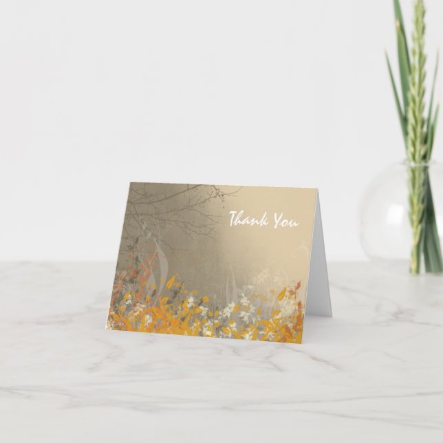 Fall Beauty Thank You Cards (Front)
