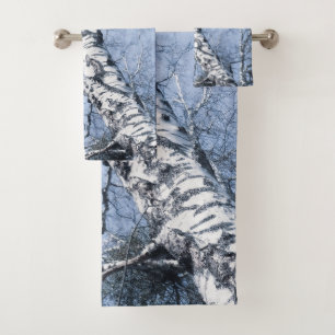 Fall Birch Tree #1 #wall #decor #art  Bath Towel Set
