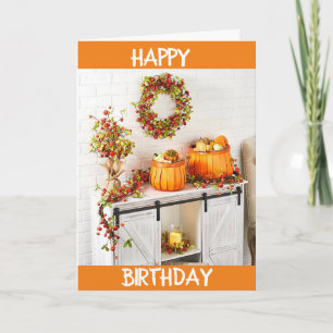 **FALL** BIRTHDAY FOR MY **SPECIAL MOM** CARD