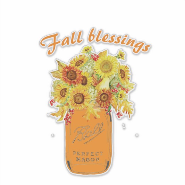 Fall blessings floral (Front)
