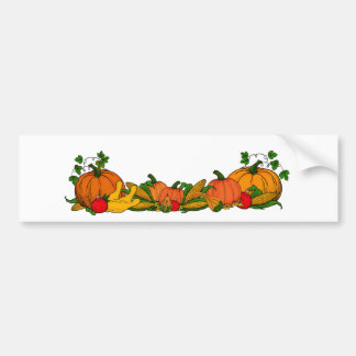 fall border bumper sticker