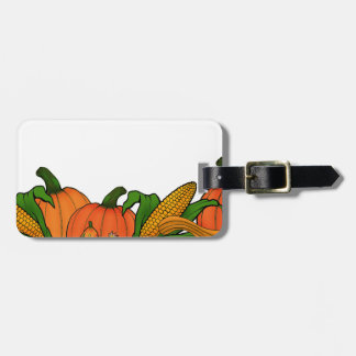 fall border luggage tag