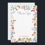 Fall Botanical Note Card<br><div class="desc">Elegant watercolor design that can be personalized with your text.</div>