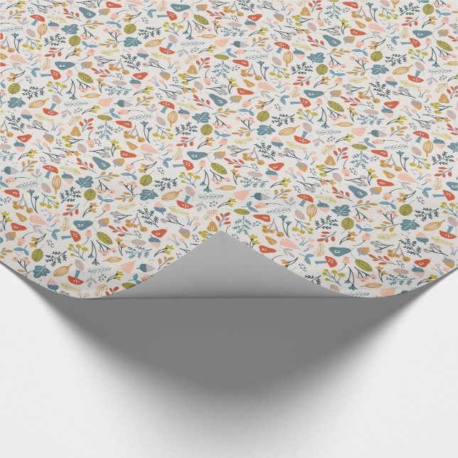 Fall Botanicals Wrapping Paper (Corner)