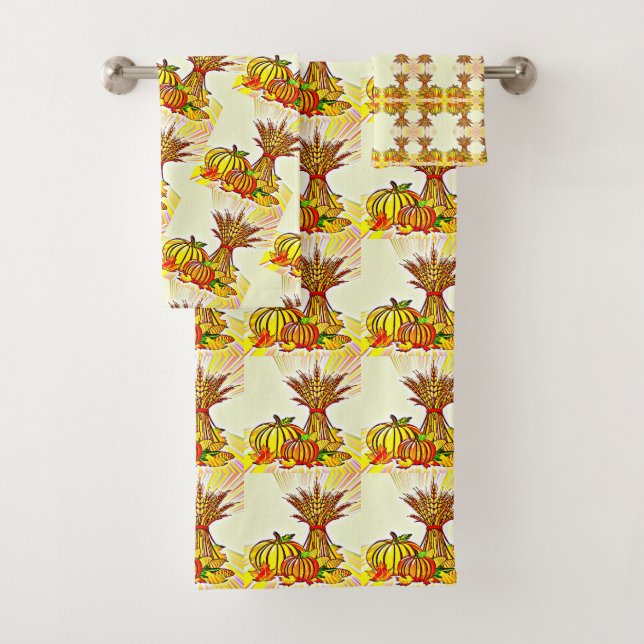 Fall Bounty Hand Towel (Insitu)