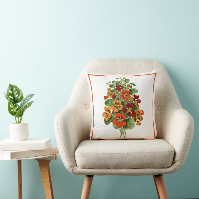 Fall Bouquet Vintage Reversible Pillow (Chair)