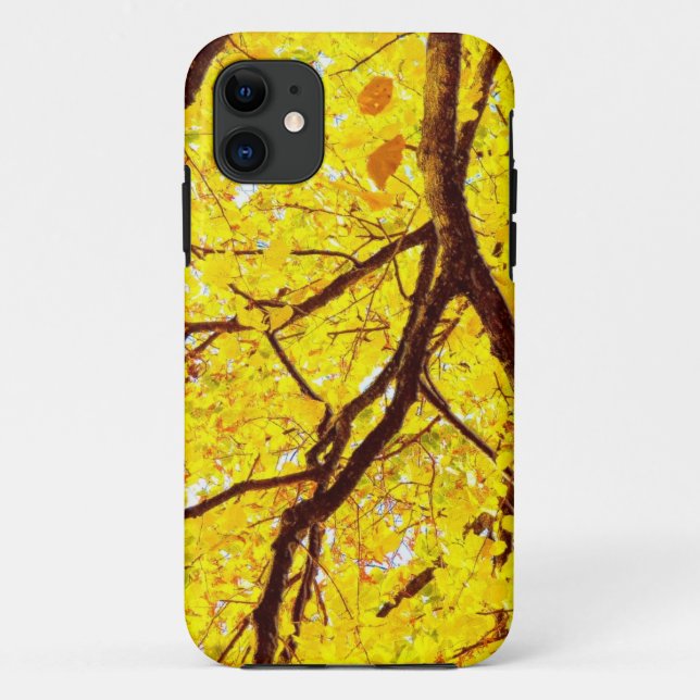 Fall branches - golden yellow Case-Mate iPhone case (Back)