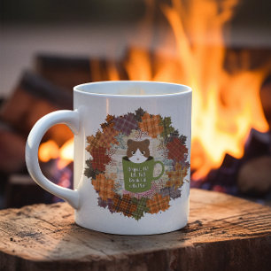 Fall Break Cat Coffee Mug