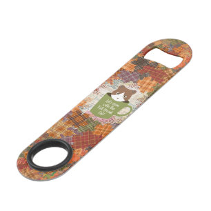 Fall Break Cat Speed Bottle Opener