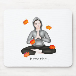 fall. breathe mouse pad