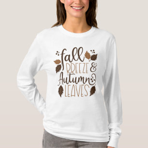Fall Breeze Autumn Leaves T-Shirt