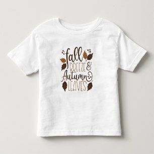 Fall Breeze Autumn Leaves Toddler T-shirt