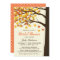 Fall Bridal Shower Classy Maple Leaves Autumn Tree