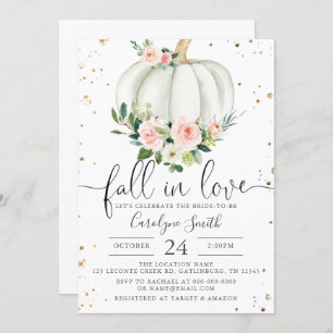 Fall Bridal Shower Invitation Template