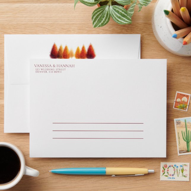 Fall Brides Envelope (Desk)