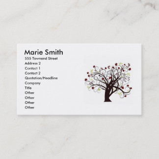 Fall Business Card