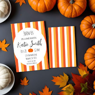 Fall Candy Corn Shower Invite