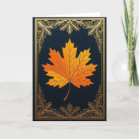Fall Card, Happy Fall Card, Autumn Card,Halloween 