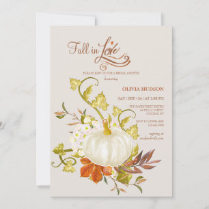 Fall Caress Bridal Shower Invitation