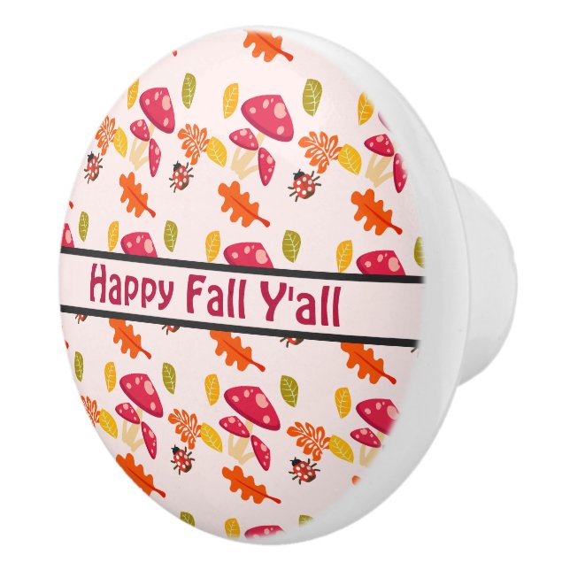 Fall Ceramic Knob (Right)
