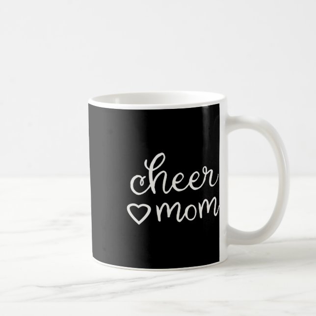 Fall Cheer Mom Cheerleading Cheerleader Mama Mothe Coffee Mug (Right)
