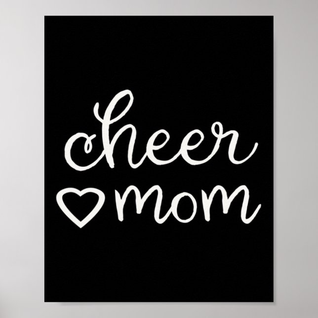 Fall Cheer Mom Cheerleading Cheerleader Mama Mothe Poster (Front)