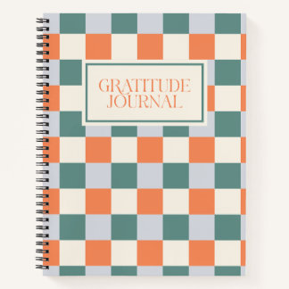 Fall Chequerboard Gratitude Journal