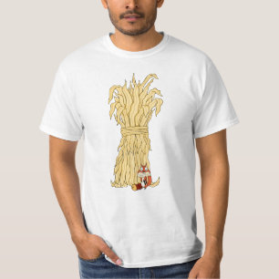 Fall Chipmunk And Haystack T-Shirt