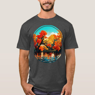 Fall circle design T-Shirt