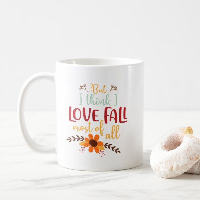 Fall Coffee Mug (With Donut)