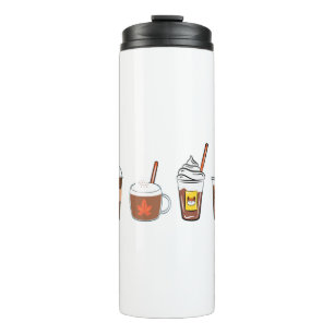 fall coffee pumpkin spice autumn thermal tumbler
