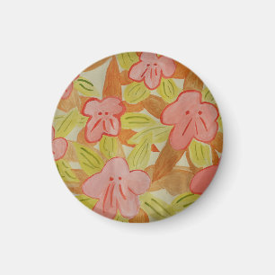 Fall Colored Flowers Magnet