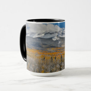Fall Colors Aspens &    Rocky Mountains, Colorado Mug