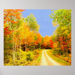 Fall Colors Maine Poster