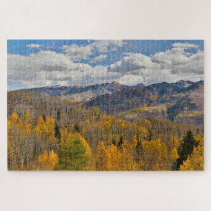 Fall Colors of Aspens & Oaks Keebler Pass Jigsaw Puzzle