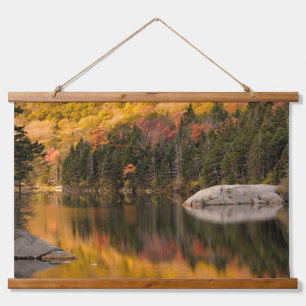 Fall Colors Reflected on Beaver Pond Hanging Tapestry
