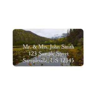 Fall Colour at Cub Lake Label