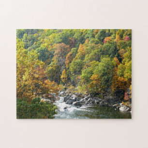 Fall Colour at Ohiopyle State Park Jigsaw Puzzle