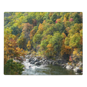 Fall Colour at Ohiopyle State Park Jigsaw Puzzle