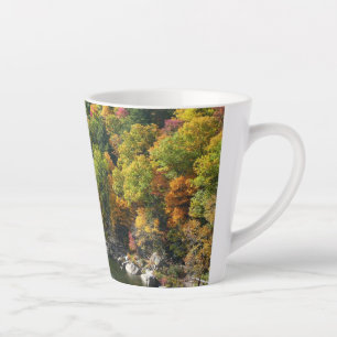 Fall Colour at Ohiopyle State Park Latte Mug