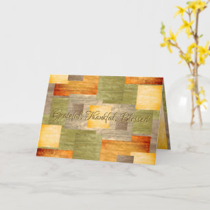Fall Colour Blocks Card