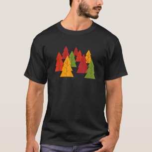Fall Colour Changing Leaves Cute Autumn Trees T Sh T-Shirt