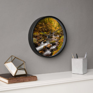 Fall Colour Jefferson Brook   White Mountains Clock