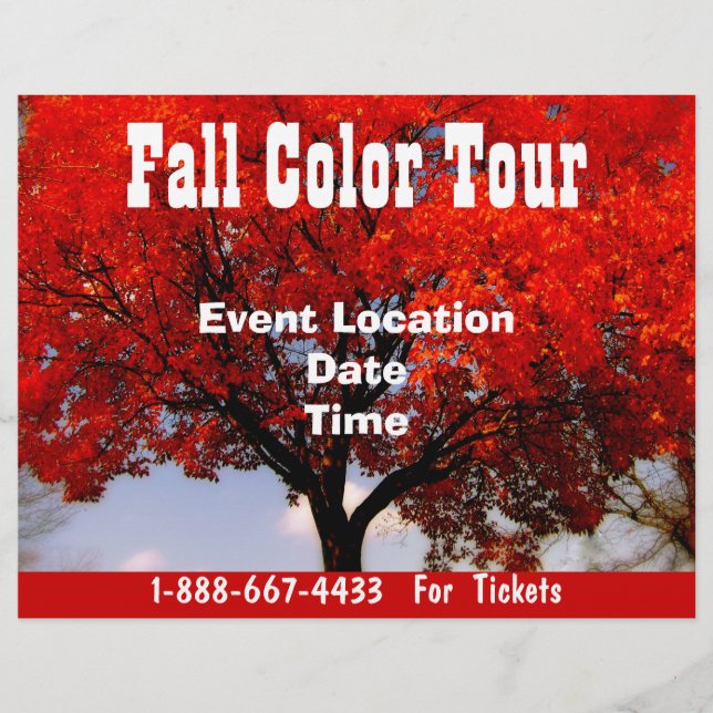 Fall Colour Tour Halloween Event  Fall Event Flyer (Front)
