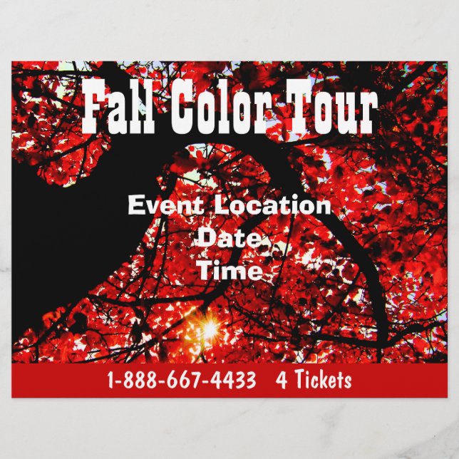 Fall Colour Tour Halloween Event  Fall Event Flyer (Front)
